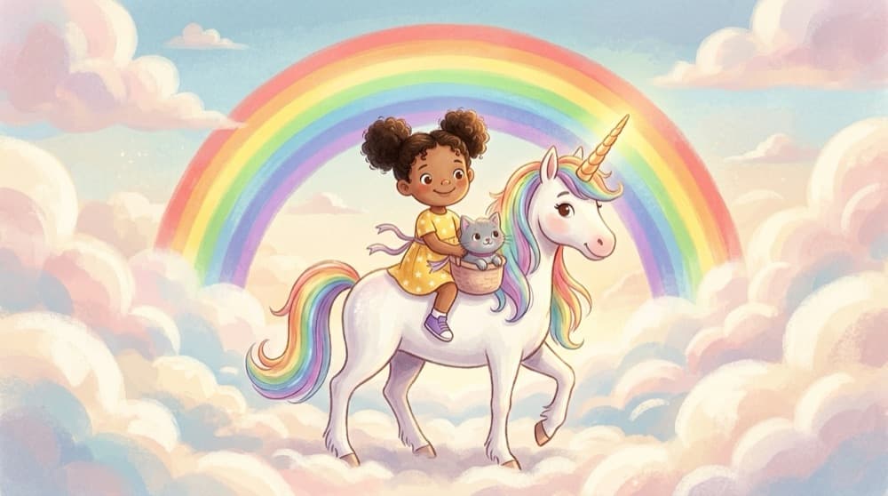 Unicornios y arcoíris